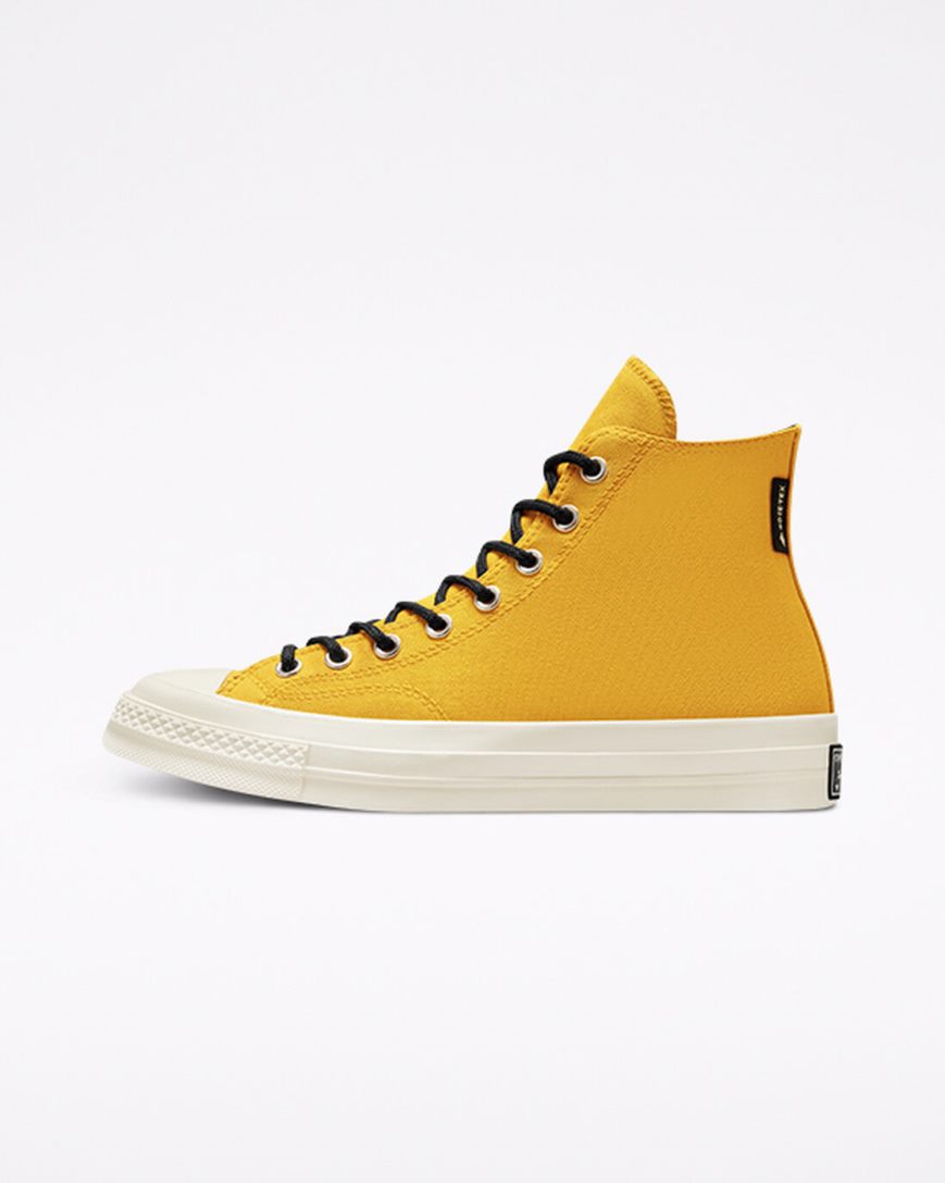 Men's Converse Engineered Optimism Chuck 70 GORE-TEX High Top Shoes Yellow / Black | AU 5CE81C